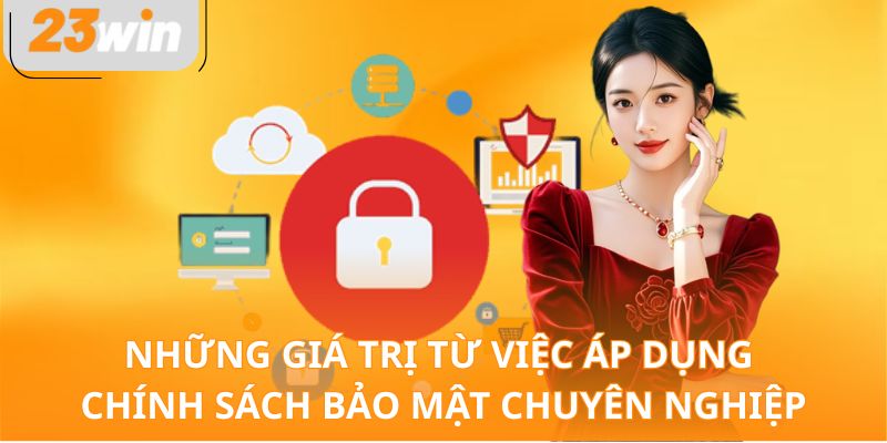 Những giá trị từ việc áp dụng chính sách bảo mật chuyên nghiệp
